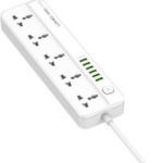LDNIO SC5614 2500W Power Strip Extension Cable with 5 AC sockets, 6x USB Ports
