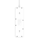 5 universal ac sockets + 6 usb ports 2500w high-power capacity for demanding devices intelligent usb charging with auto device detection fire-resistant housing with multi-safety protection durable extension cord for flexible placement