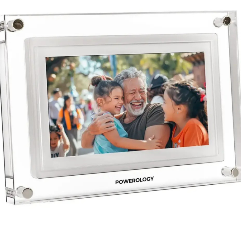 Powerology 7'' Smart Frame Digital Photo Display - White