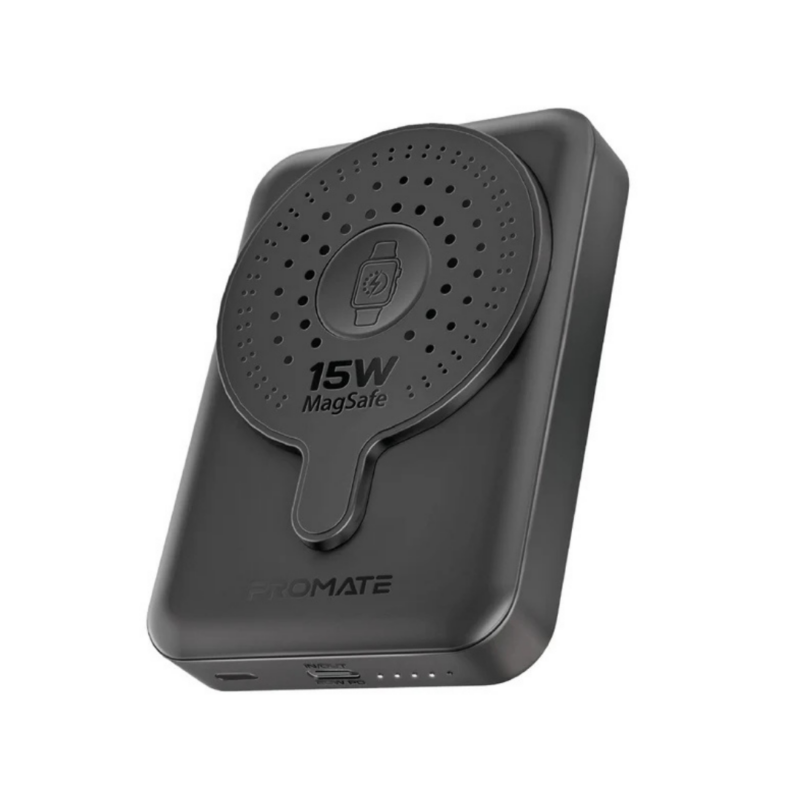 Promate 10000mAh SuperCharge MagSafe & Apple Watch Wireless Charging Power Bank