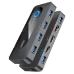 Promate 4K@60Hz KVM Switch with USB 3.0 Expansion