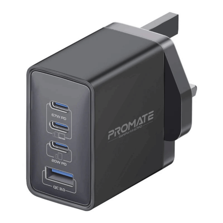 Promate 67W Super-Speed USB-C GaNFast Charger
