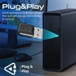 Promate BlueLink MultiPoint Pairing Bluetooth Audio Adapter