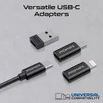 Promate PERK Compact All-in-1 Charging Cable and Travel Kit