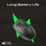 Promate UniGlide EZGrip Ambidextrous Wireless Mouse