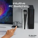 Promate MediaSwitch-KVM 4K@60Hz KVM Switch with USB 3.0 Expansion