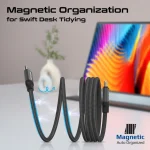 Promate Springy 60W Self-Organizing Magnetic USB-C Cable