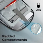 Promate Satchel-BP SleekComfort 15.6" Laptop Backpack