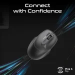 Promate UniGlide EZGrip Ambidextrous Wireless Mouse