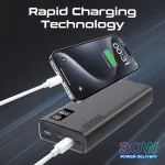 Promate Bolt-10PD 10000mAh 22.5W Smart Charging Power Bank