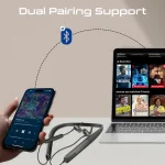 Promate Leap-200H SportFit High Fidelity Wireless ENC Neckband Earphones