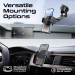 Promate TransHold-EXT Car Phone Holder with Suction