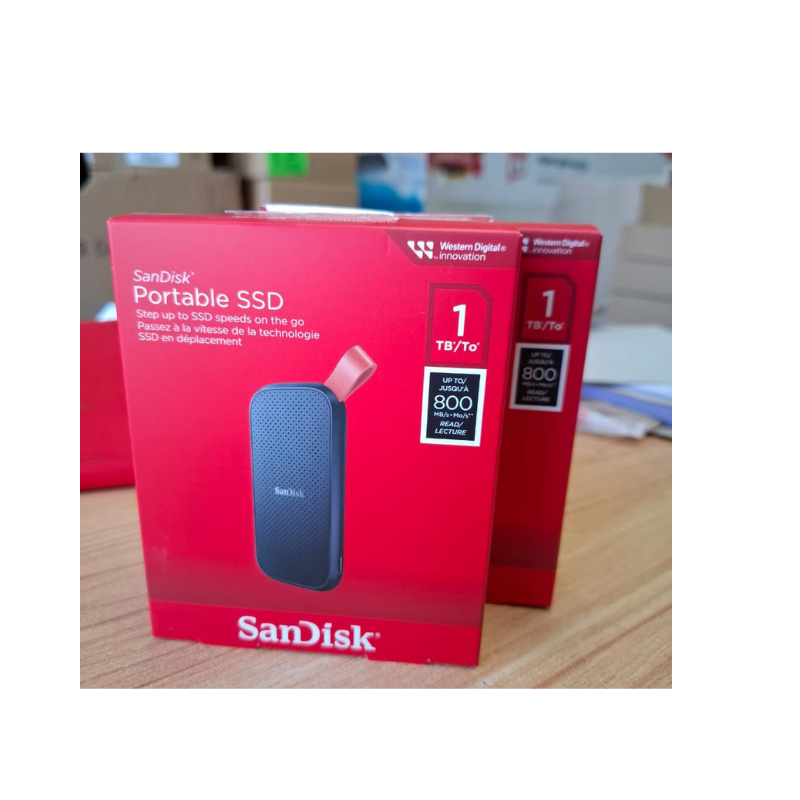 SANDISK E30 PORTABLE EXTERNAL SSD 1TB - Black