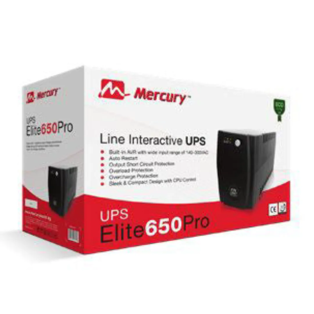 Mercury Elite 650 Pro Line Interactive UPS5 Mercury Elite 650 Pro Line Interactive UPS