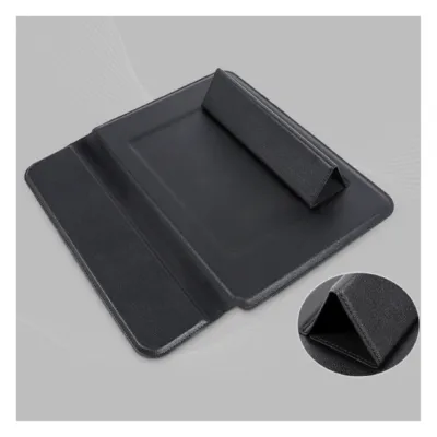 2 in 1 PU Leather Laptop Sleeve with Stand