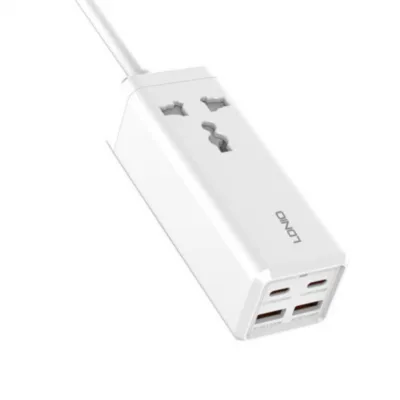 LDNIO SC1418 65W PD Adapter Multifunction Chargers Power Extension Strip 