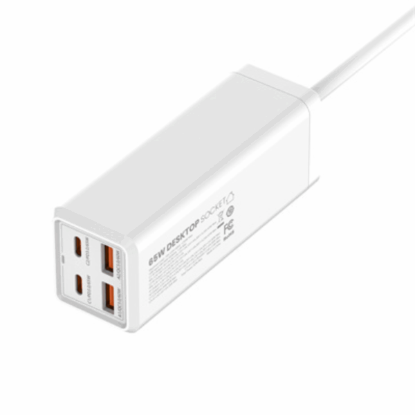 LDNIO SC1418 65W PD Adapter Multifunction Chargers Power Extension Strip 