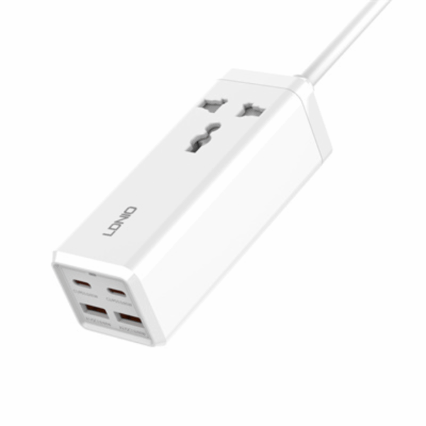 LDNIO SC1418 65W PD Adapter Multifunction Chargers Power Extension Strip 