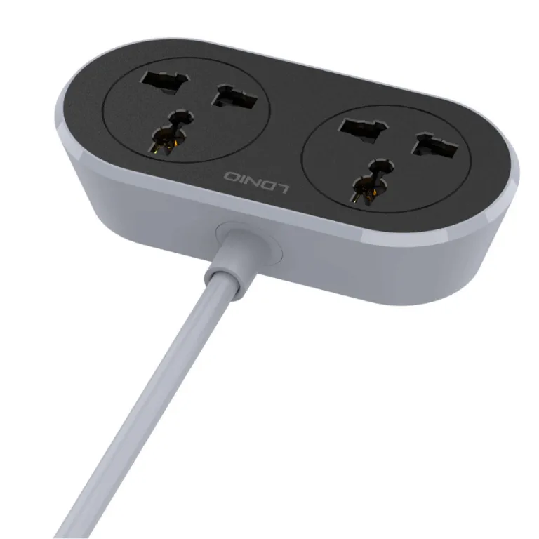 LDNIO 2 AC Outlet Universal Extension Power Socket SC2018