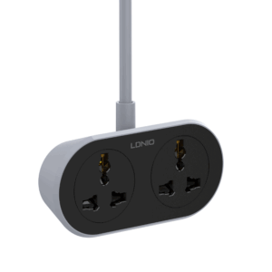LDNIO 2 AC Outlet Universal Extension Power Socket SC2018