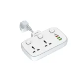 LDNIO SC2413 2 Universal Outlets Wall Power Socket 2500W With 1PD