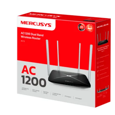 Mercusys AC1200 High-Speed AC1200 Dual Band Wi-Fi Router