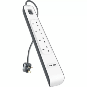 Belkin 2.4 Amp USB Charger 4-outlet Surge Protection Strip