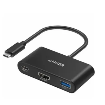 Anker Powerexpand 3-in-1 USB-C PD Hub Gray