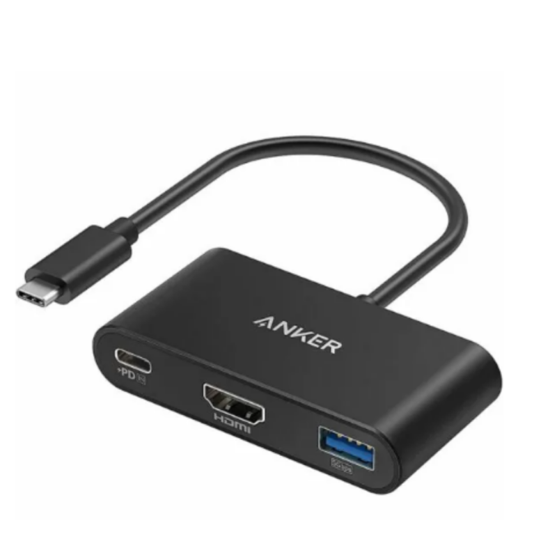 Anker Powerexpand 3-in-1 USB-C PD Hub Gray