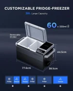 EcoFlow GLACIER 38L Portable Refrigerator with Ice Maker (ZYDBX100-UK)