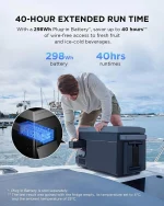 EcoFlow GLACIER 38L Portable Refrigerator with Ice Maker (ZYDBX100-UK)