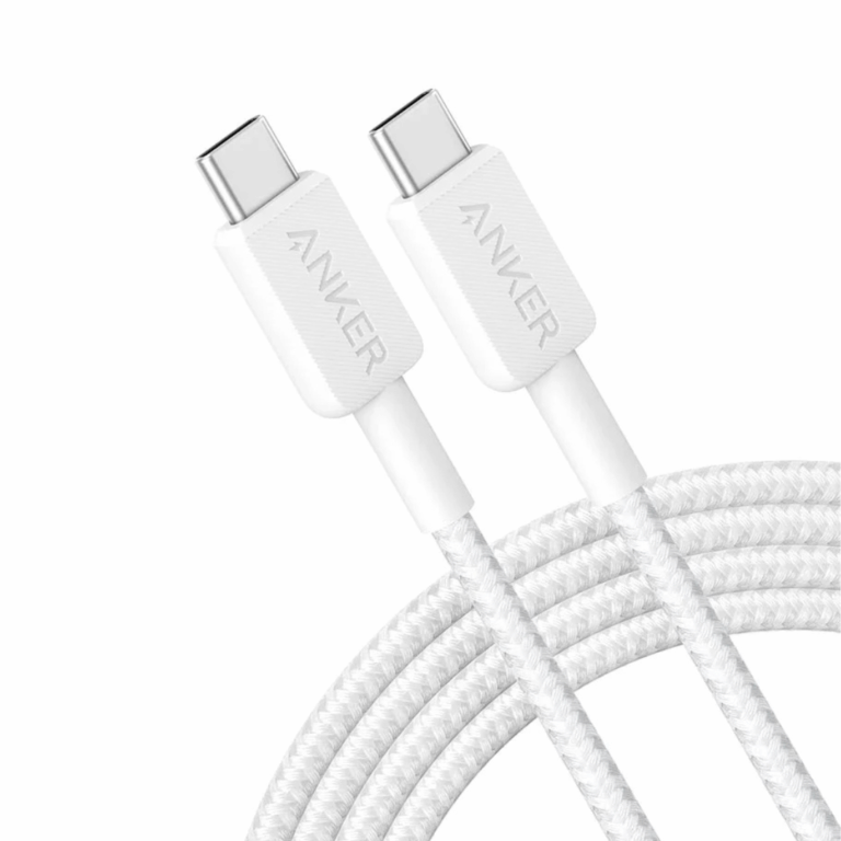 Anker 322 USB-C to USB-C Cable (6FT) White