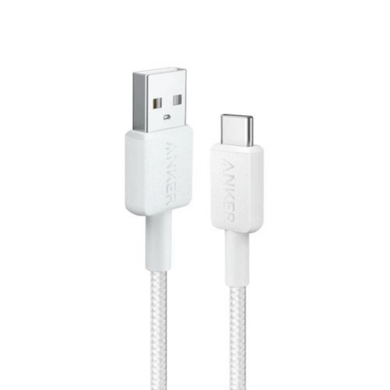 Anker 322 USB-A to USB-C Cable (3FT) White