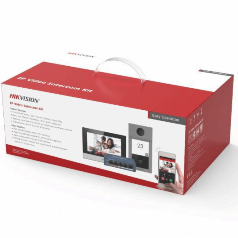 Hikvision DS-KIS604-P(C) IP video intercom kit