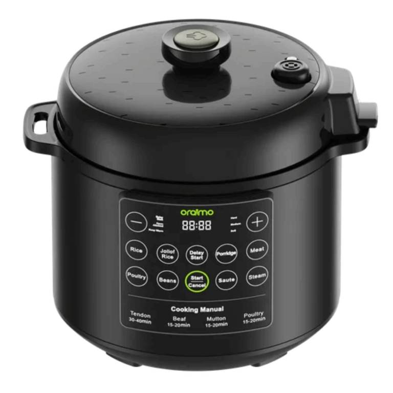 Oraimo TenderPot 6L 1000W Electric Pressure Cooker