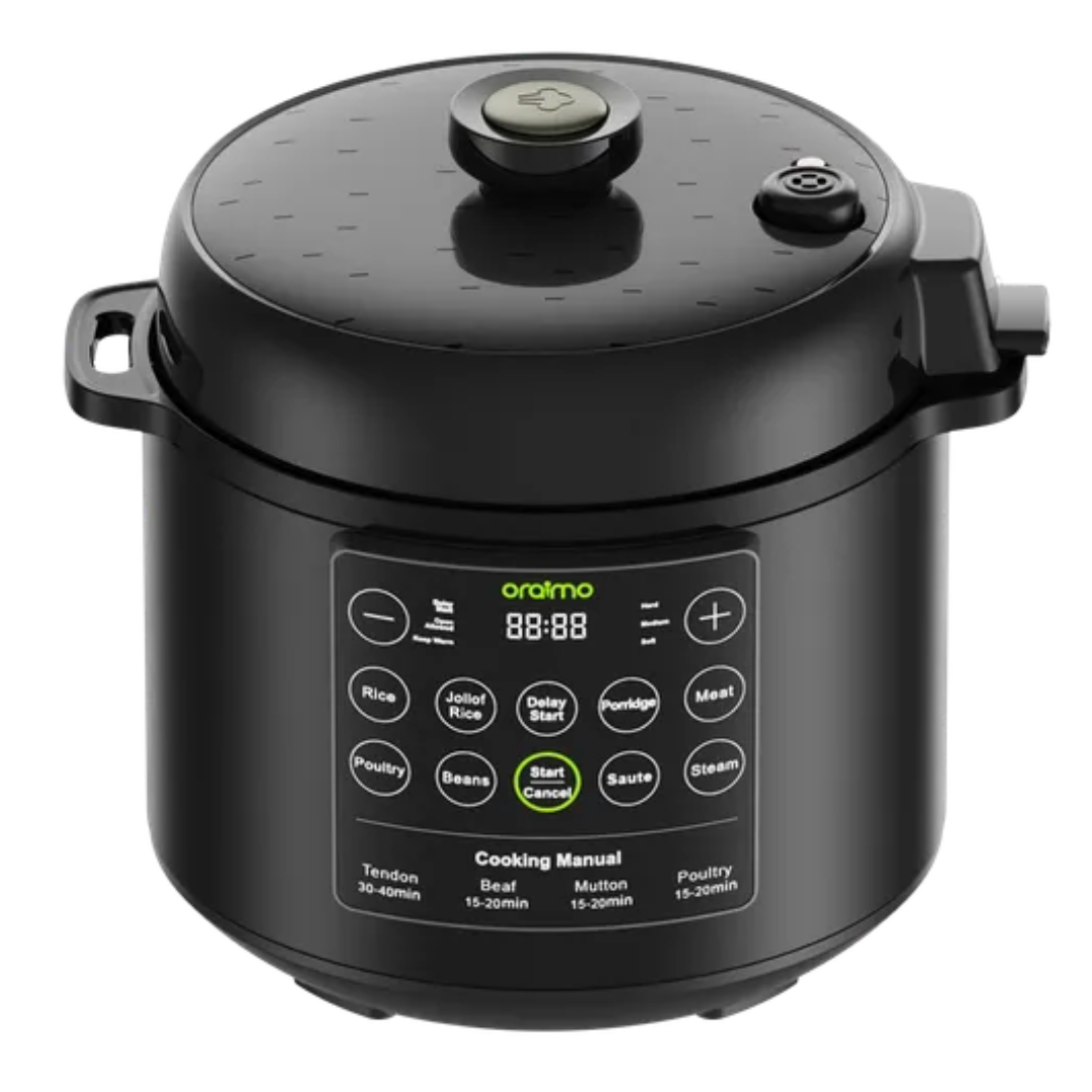Oraimo TenderPot 6L 1000W Electric Pressure Cooker Oraimo TenderPot 6L 1000W Electric Pressure Cooker