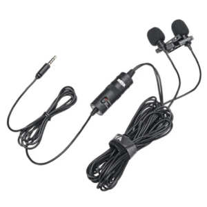 Boya By M1DM Dual Lapel Microphone 1 Boya By M1DM Dual Lapel Microphone