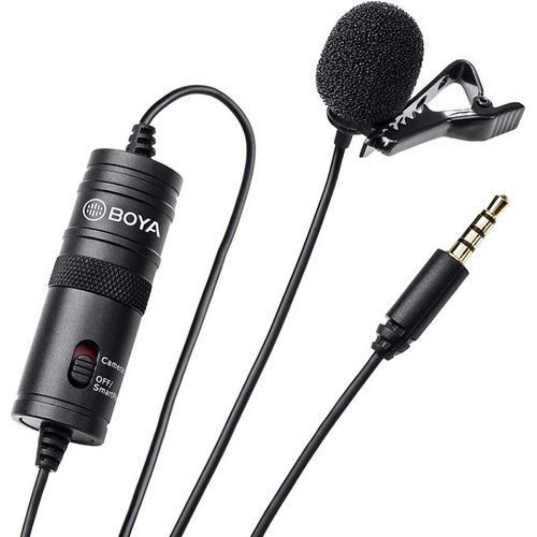 BOYA BY-M1S Professional Lavalier Lapel Microphone BOYA BY-M1S Professional Lavalier Lapel Microphone