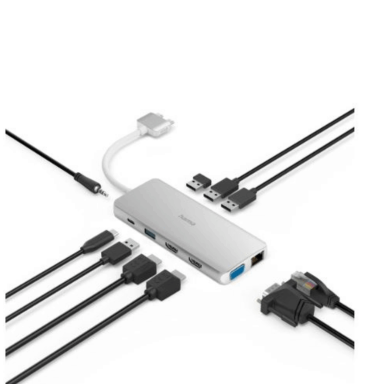 Hama USB-C Hub Multiport for Apple MacBook Air & Pro, 12 ports