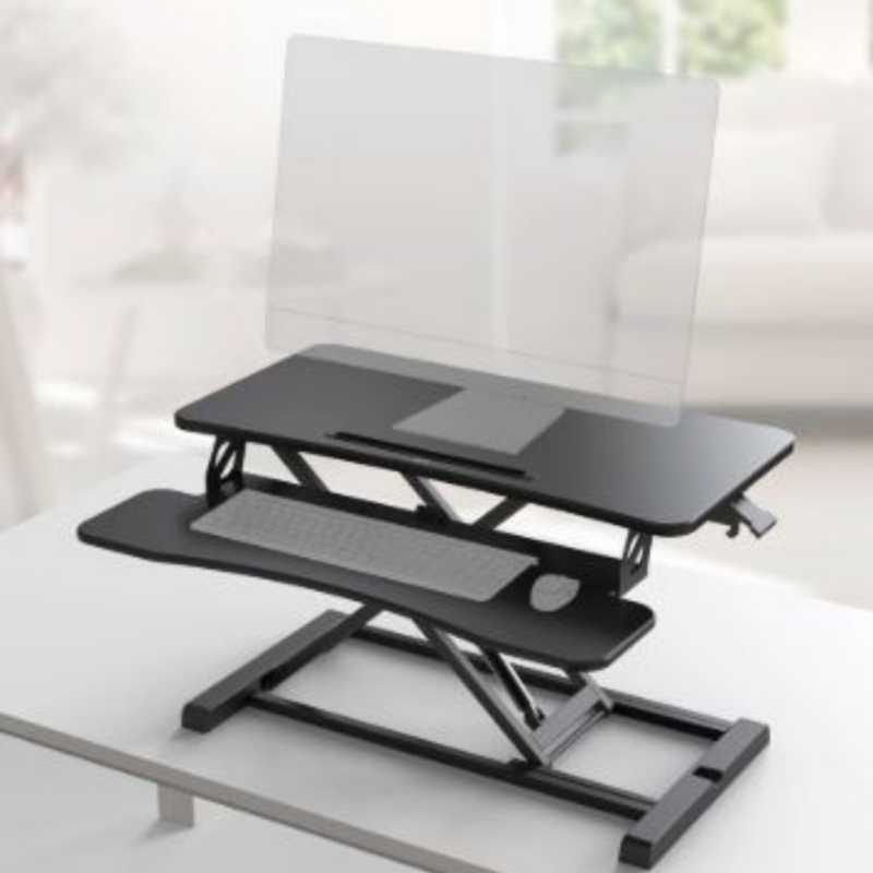 Hama Height-adjustable Desktop Booster, 80 x 40 cm, black