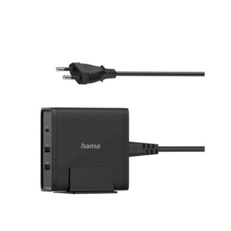 Hama Universal USB-C Charging Station, 3 Ports, Power Delivery 65W