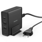 Hama Universal USB-C Charging Station, 3 Ports, Power Delivery 65W