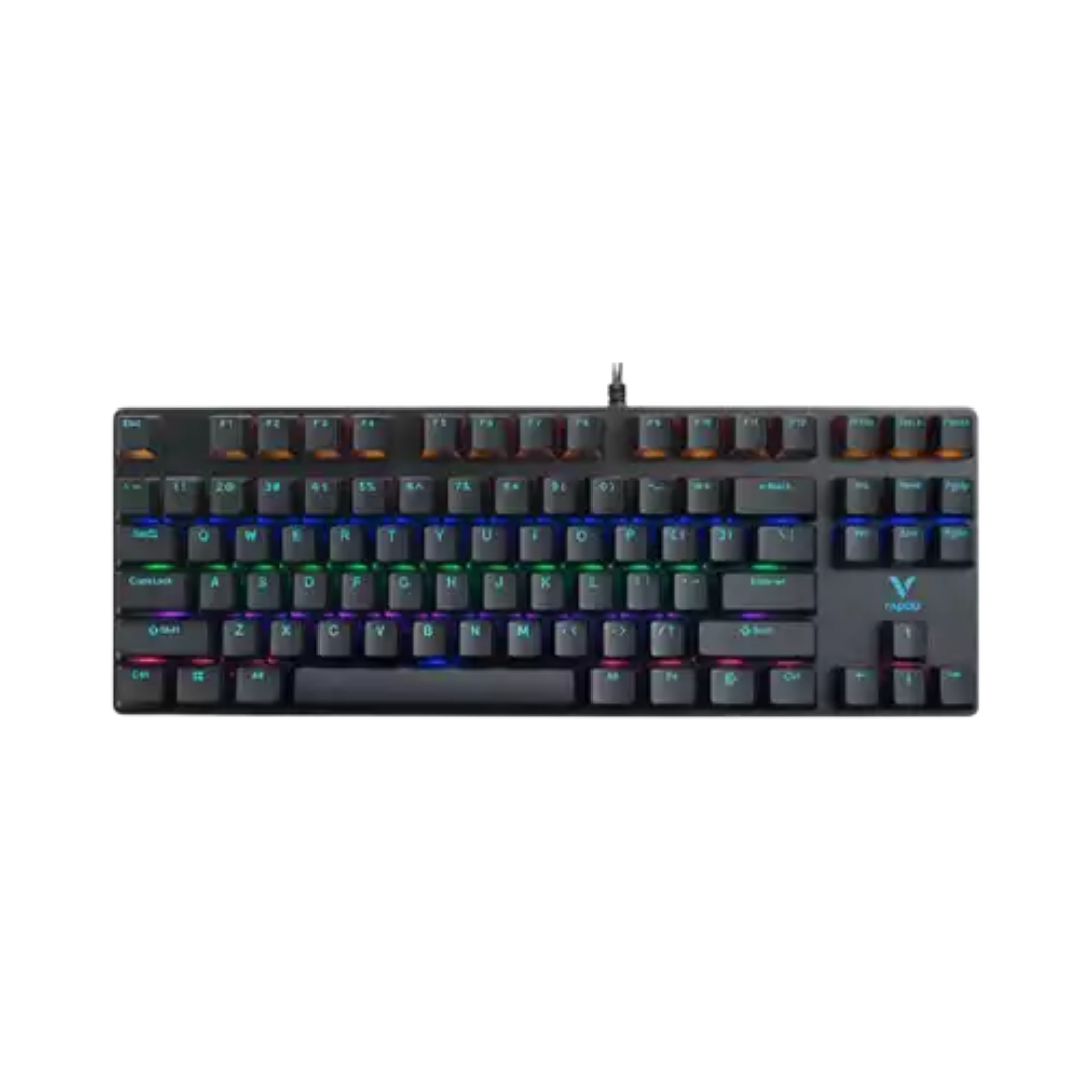 Rapoo V500 PRO-87 Multi Mode Wireless Mechanical Gaming Keyboard Rapoo V500 PRO-87 Multi Mode Wireless Mechanical Gaming Keyboard