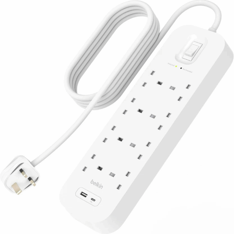 Belkin Surge Protector 8 Outlet-1 USB-C & 1 USB-A