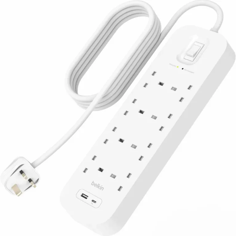 Belkin Surge Protector 8 Outlet-1 USB-C & 1 USB-A