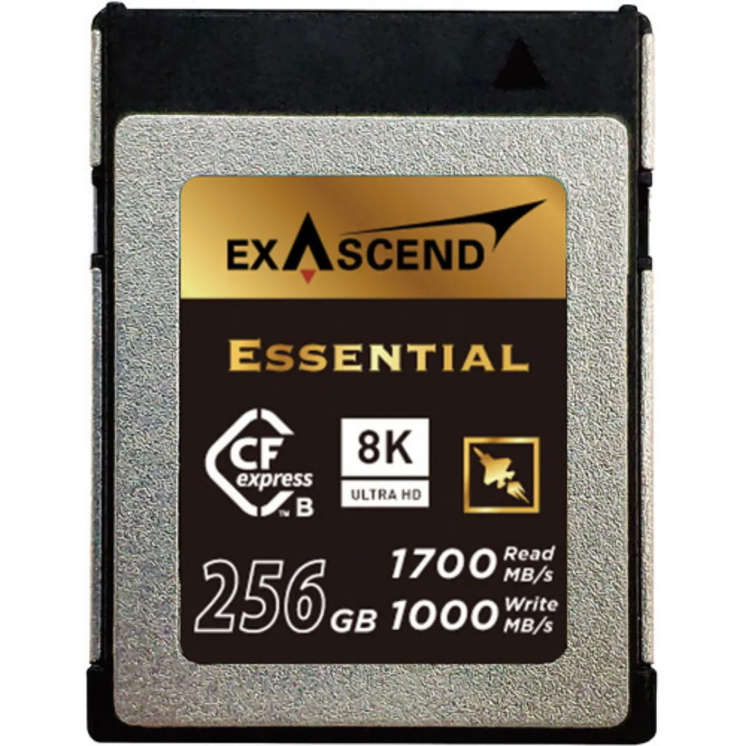 Exascend 256GB Essential CFexpress Type B Memory Card Exascend 256GB Essential CFexpress Type B Memory Card