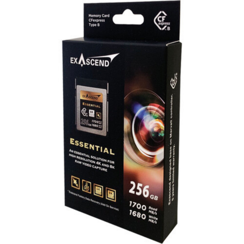 Exascend 256GB Essential CFexpress Type B Memory Card