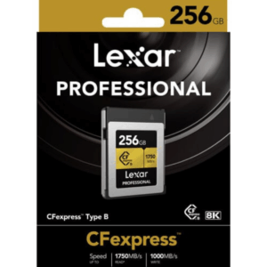 Lexar 256GB Professional CFexpress Type B Card GOLD Series