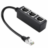 RJ45 Ethernet Splitter 3 Way