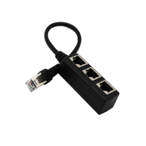 RJ45 Ethernet Splitter 3 Way